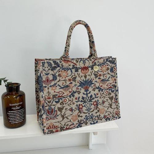 Large capacity new personalized embroidered handbag