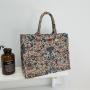 Large capacity new personalized embroidered handbag