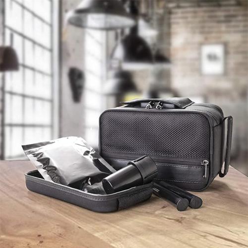 Odor free  custom child proof bag with carbon lining Lock Box Travel Storage Bag Case