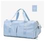 Dry wet separation yoga bag for women's Oxford cloth large capacity travel bag