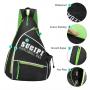 Adjustable Pickleball Sling Bag for Pickleball Paddle with Fence Hook Water Bottle Holder Pickleball Bag Backpack for Men Women