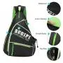 Adjustable Pickleball Sling Bag for Pickleball Paddle with Fence Hook Water Bottle Holder Pickleball Bag Backpack for Men Women