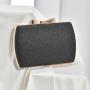 Wholesale Wrinkle Hasp Box Clutch bag Ladies Fashion Shoulder bags In Stock Gold Glitter Evening Bag For Women