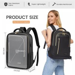 LOVEVOOK custom fashion unisex zipper backpack for students office business rucksack hiking laptop backpack bag for women men