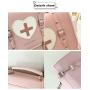 KBW431 Retro Women Shoulder Bag New Pu Dark Wind Love Angel Travel Crossbody Backpack Students Schoolbag For Girls