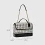 2024 Factory New Customized Vegan Ladies Handbags Hot Sale Chain Tweed Ladies Shoulder Bag Business Women Normal Use Tote Bag