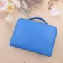 Pu Small Makeup Bag Slim Cosmetic Zipper Pouch Preppy Makeup Brush Bag Compact Make up Pouch Toiletry Bag
