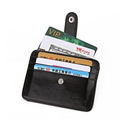CUIKCA Women Men Wallet Unisex Leather Slim Wallet Zipper Hasp Wallet Coin Purse ID Credit Card Holder Card Cases