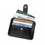 CUIKCA Women Men Wallet Unisex Leather Slim Wallet Zipper Hasp Wallet Coin Purse ID Credit Card Holder Card Cases