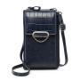 HR305 Vertical Women's Mobile Phone Storage Bag New Product One Shoulder Crossbody Bag PU Leather Multi Card Function Wallet