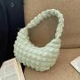 2024 Popular Fashion Simple Temperament Pleated Armpit Bag Women's Shoulder Bag Female Handbag Tote Bag