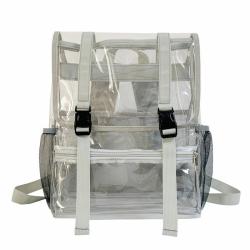 ZR807 Unisex Schoolbag Backpack Transparent Laptop Bag Funny Ghost PVC High Quality Zipper Waterproof Fashion Backpack Halloween