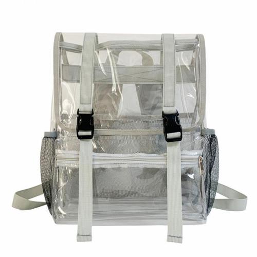 ZR807 Unisex Schoolbag Backpack Transparent Laptop Bag Funny Ghost PVC High Quality Zipper Waterproof Fashion Backpack Halloween