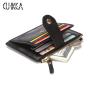 CUIKCA New hot sale Men's and women's coin purse leather card holder ID holder fashion creative zipper wallet HF046