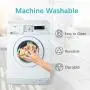 Durable and Machine Washable Reusable Grocery Bags 10 Pack Foldable Large Capacity Cloth Tote Shopping Bags