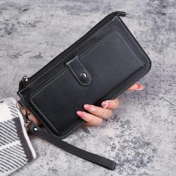 Factory price new ladies wallet women's waterproof wallets tassel pendant lychee grain money clip card coin purse wholesale