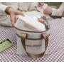 ZWY044 Outdoor Bento Insulated Bag Student Worker Oxford Thickened Aluminum Foil Lunch Bag New Simple Portable Storage Bag