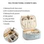 ODM OEM NEW Arrival 2023 Aopiya wholesale custom PU leather portable large capacity Women's travel cosmetic bag
