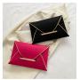 New women's clutch bag fashion wallet handbag pu envelope bag factory price