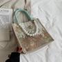 Summer Bag Large Capacity Tote Bag New Instagram Portable Mommy Bag Stylish Shoulder Tote