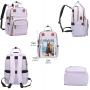 LOVEVOOK Waterproof Anti-Theft Travel Classic Teens Bag Lightweight Bookbag School Bag Casual Daypack College Backpack Unisex