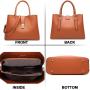 OEM ODM Bolsas Women Handbags Solid Color  Vegan Leather 4 PCS Set Mini Purses Custom Ladies Shoulder Handbags