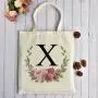 Gelory Recycled Large Book Tote Gift Bag Eco Friendly Women Canvas Tote Bags Reusable Grocery Shopping Bags