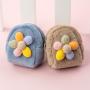 Custom Plush Mini Coin Purse Plush Toy Wallet Cute flower Plush Keychain Purse