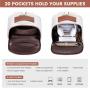 LOVEVOOK wholesale large capacity computer bags work business school college 15.6in 17in laptop travel backpacks for women men