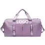source manufacturer custom women gym sport duffle bag carry on tote overnight travel weekend bag with shoe compartment