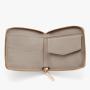 Custom Logo Genuine Leather Zipper Wallet Rfid Ladies Clutch Wallet With Coins Pocket