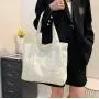ZWY241 Customizable logo Fashion Handbag Canvas Bag Women Eco-friendly Recyclable Shopping Bag Daily Travel Work Crossbody Bag