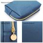 Makeup bag custom saffiano leather waterproof wholesale travel make up bag beauty zipper oem cosmetic bags for women