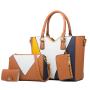 2023 Fashion New Handbag High Quality Pu Leather Women's Handbag woman pu leather ladies bags handbag and wallet set 3in 1