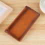 ZR631 Genuine Leather Men Wallet Coin Purse Small Card Holder Vintage Wallets RFID Blocking High Quality Wallet Customized logo