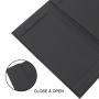 Wholesale Restaurant Menu Holders Clear Menu Covers With Metal Corners Black Folder Menu Book Sleeves