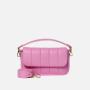 2024 NO Minimum Custom Metal Logo Hand Bags Strip Stitching Party Purse Fashion Women Tote Bags Ladies Handbags Shoulder Bag