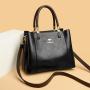 High Quality Soft Leather Handbag Women's Shoulder Crossbody Bag Custom Logo Messenger Bag Large Capacity Tote Bag for Women