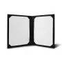 Premium pu leather popular menu holder table menu covers for restaurant/salons/cafe