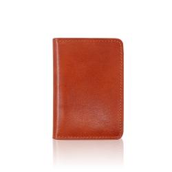 Wholesale Id Card Holder Rfid Blocking Wallet Card Holder Genuine Leather Bifold Card Holder