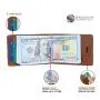 Top Quality Mini Purse Male Automatic Aluminium Rfid Card Casual Wallets Anti theft Carbon Fiber wallet with ID window