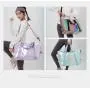 Fashion Shiny Laser Holographic Large Capacity Travel Overnight Bag Storage Dry Wet Separation Fitness Gym Bag