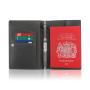 Factory direct rfid passport holder leather travel wallet card holder passport cover