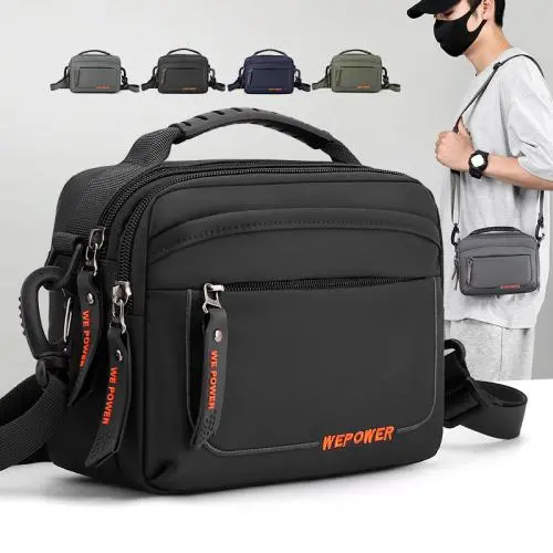 Wholesale New Casual Men's Oxford Cloth Crossbody Bag Waterproof Outdoor Shoulder Multi-functional Travel Fanny Pack