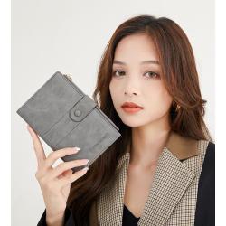 ZR768 Passport RFID PU Bag Travel Document Waterproof Passport Cover Document Card Wallet Ticket Passport Clip Customized logo