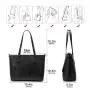 LOVEVOOK High Quality PU leather Tote Bag Top-Handle Purse Elegant Ladies Work Bags Designer Shoulder Bag Women laptop handbags