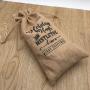 Rustic Hemp Burlap Linen Drawstring Christmas Jute Wine Bottle Bag Gift  Wine Packaging Bag