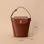Luxury Women Shoulder Bags PU Leather Customize Logo Ladies Bucket Bags Handbags For Girls