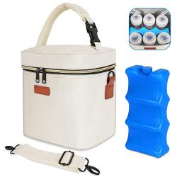 Baby Bottle Cooler Tote Bags Insulated Breastmilk Cooler Bag Baby Bottle Warmer Cooler Bag