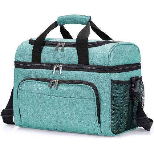 eco-friendly portable bbq grill  wine ice custom print fashion cool shoulder cooler tote bag